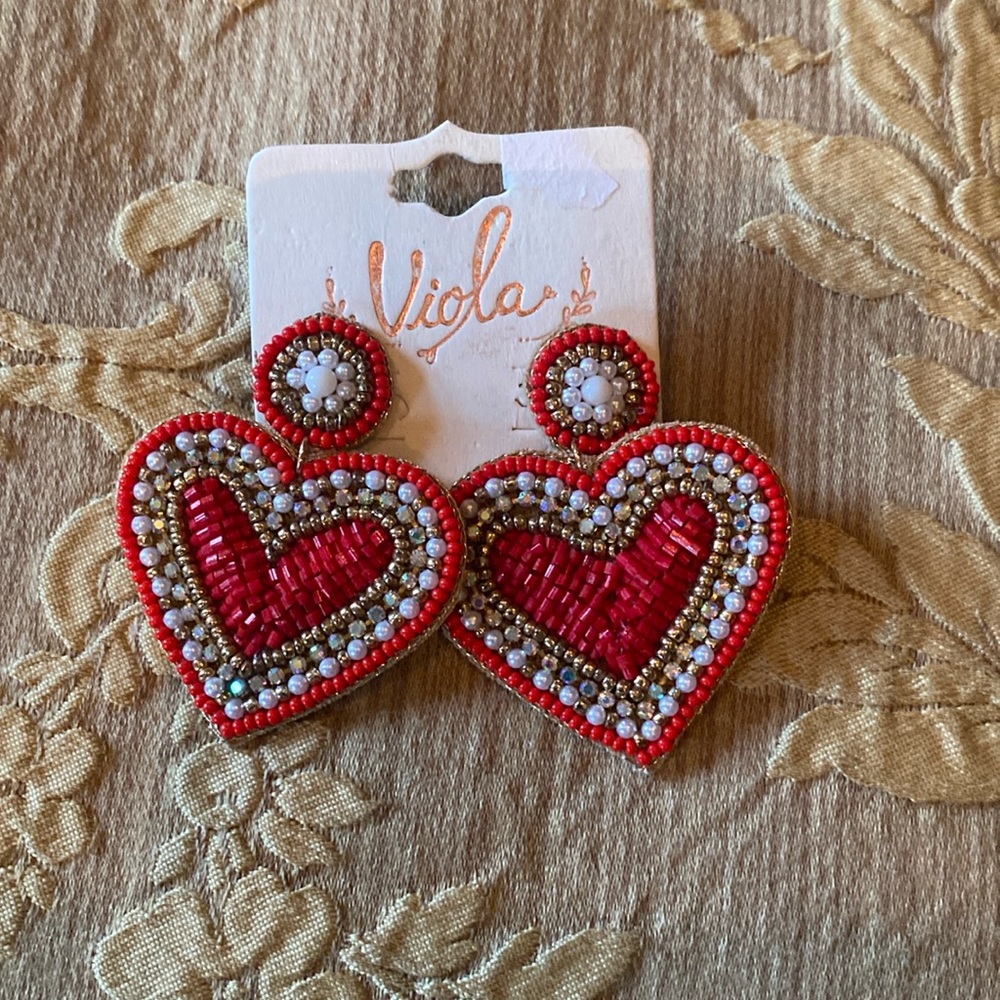 Beautiful Valentine Ready Heart Earrings